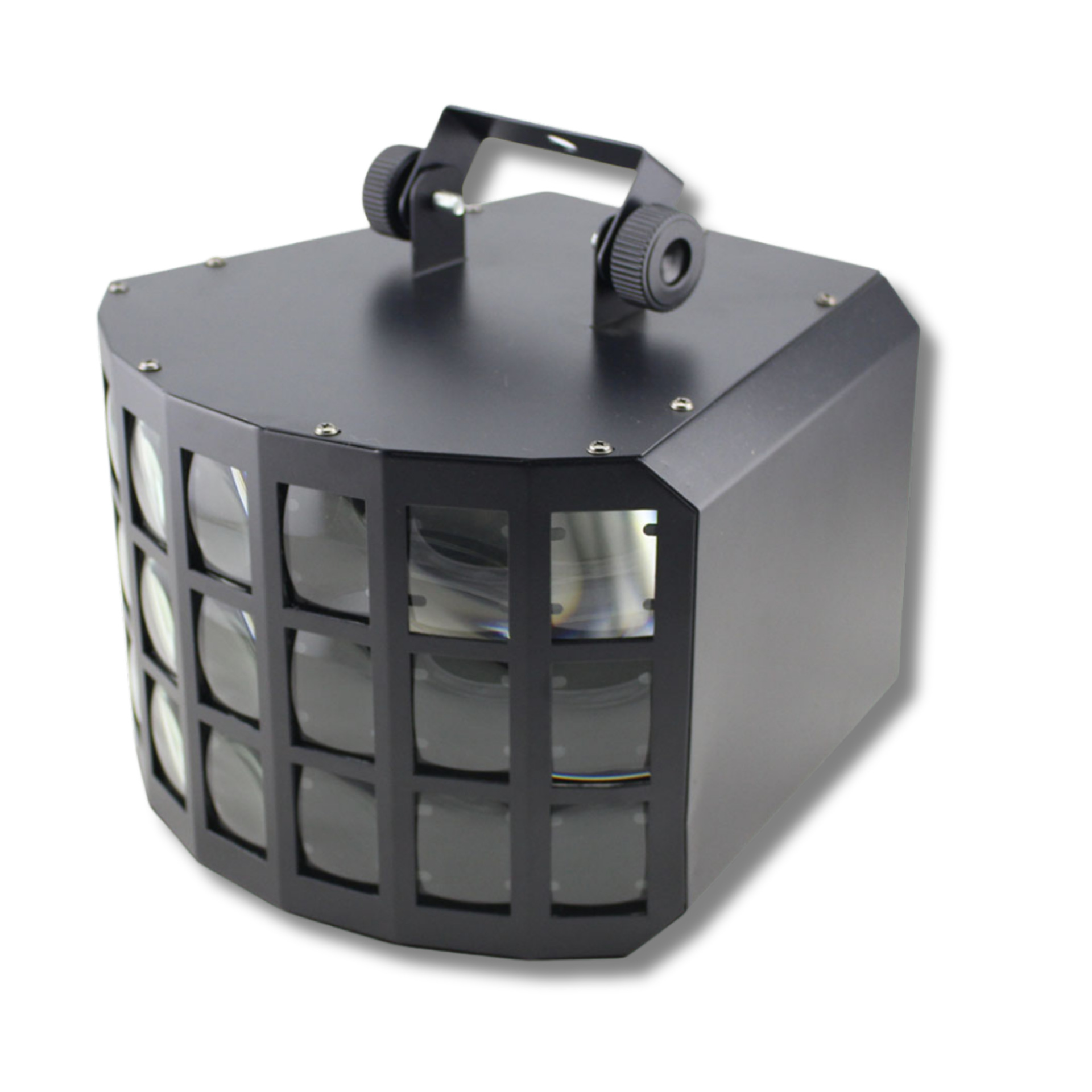 舞台双层三层蝴蝶灯七彩旋转灯ktv夜店声控激光光束灯大型音乐会环境氛围渲染蹦迪闪光氛围灯白底实物图