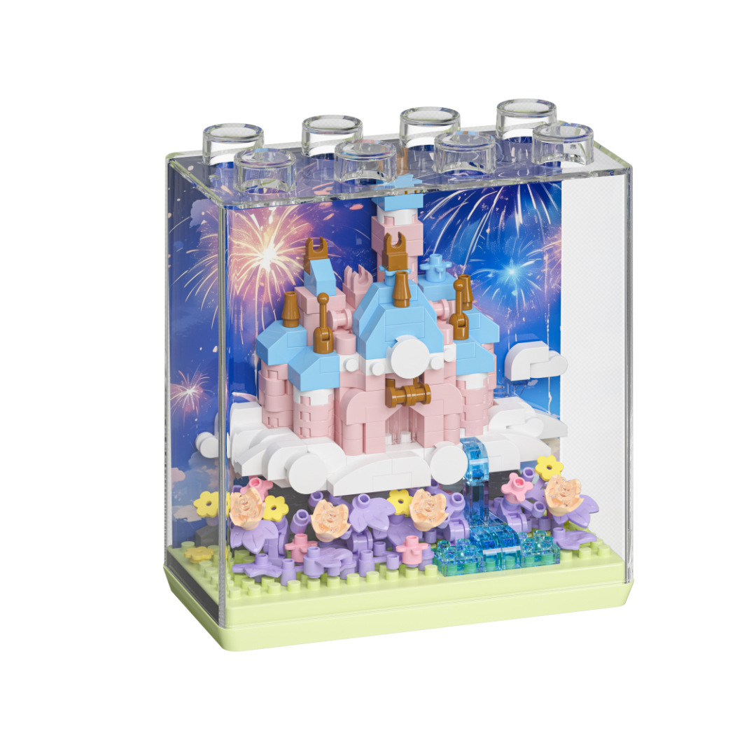 魔法城堡建筑系列益智拼装积木兼容乐高摆件礼物跨境摆摊批发代发详情图5