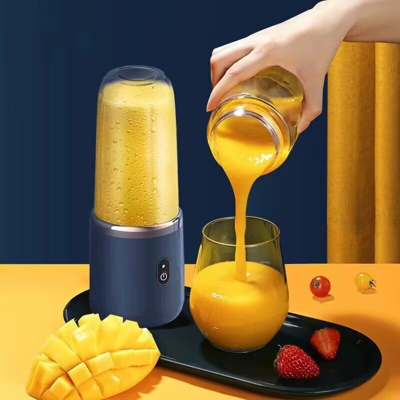 Cross-border six-blade fully automatic multi-functional juicer, portable rechargeable small household water juice