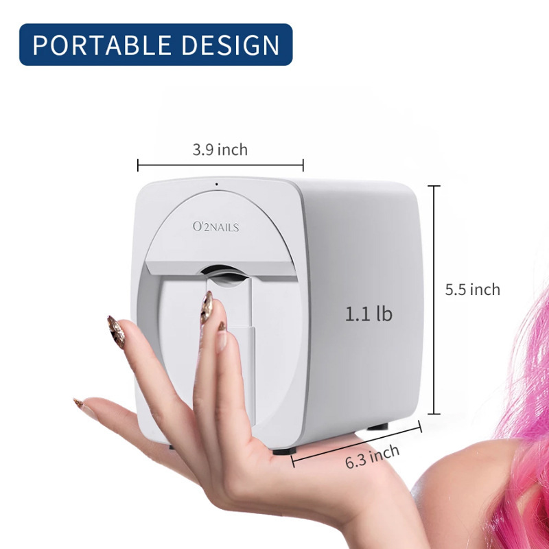 shanilak Smart Nail Art Painting Machine, Portable nail printer, mini nail printer, Self-service M1 Item Picture
