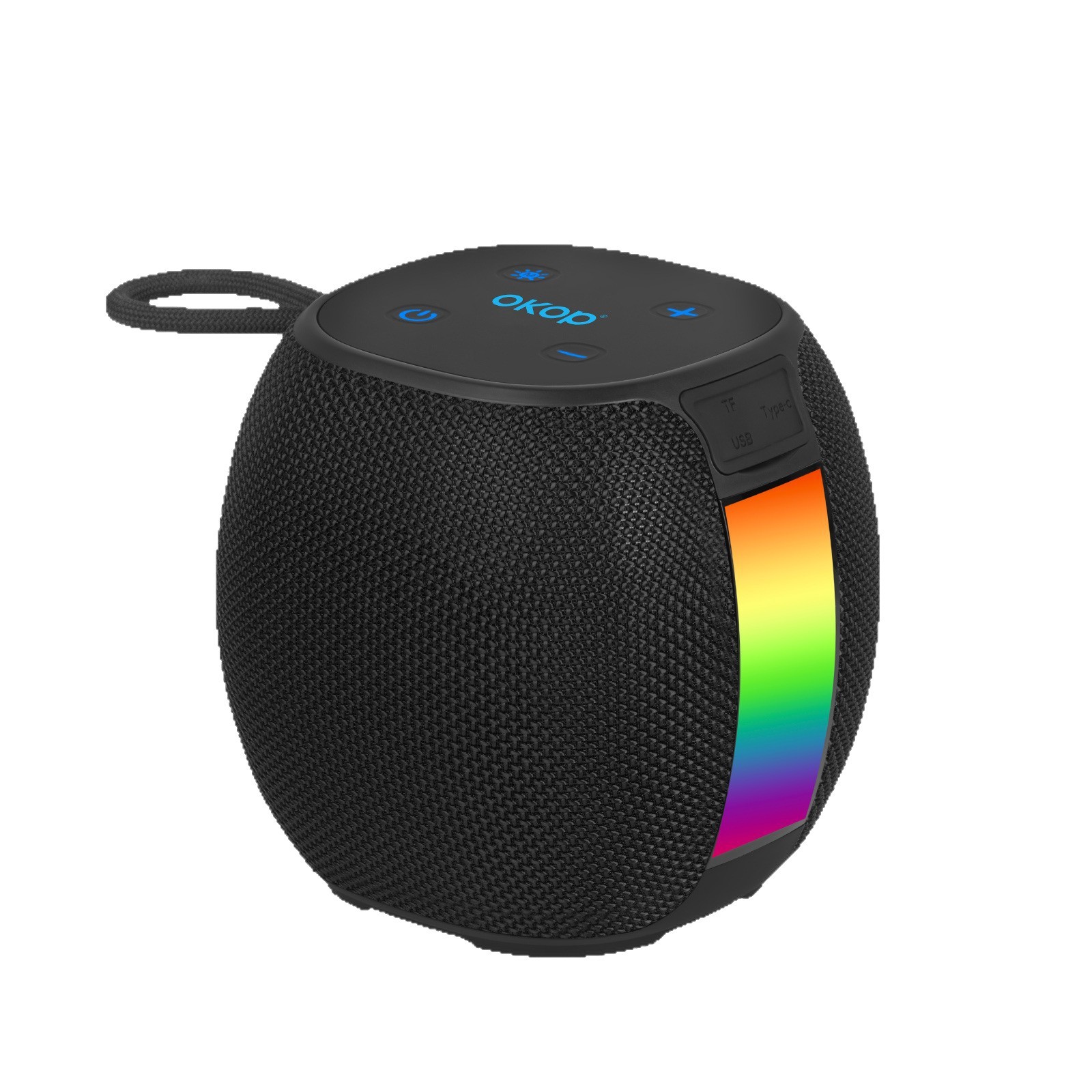 591 Bluetooth Speaker, RGB ambient Light, Mini Speaker, card-inserting portable Cross-border Bestseller, hand-held subwoofer Item Picture