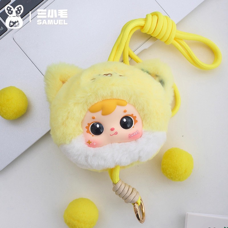 Wholesale of genuine Samuel's cute Pet Paradise series plush mobile phone lanyard dolls and cute blind boxes Item Picture