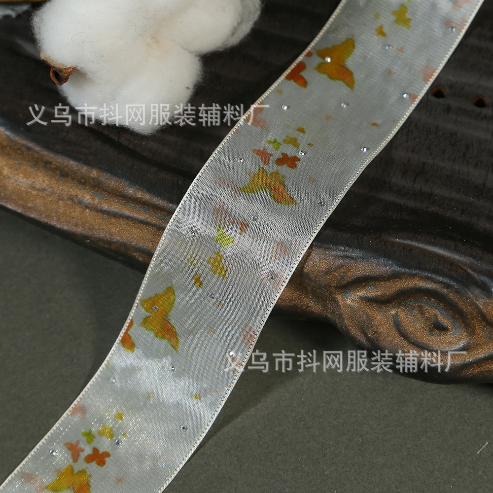 حاجب من نوع الفراشة من طراز 4CM مزوّد بقماش قطني من حجاب الفراشة details Picture