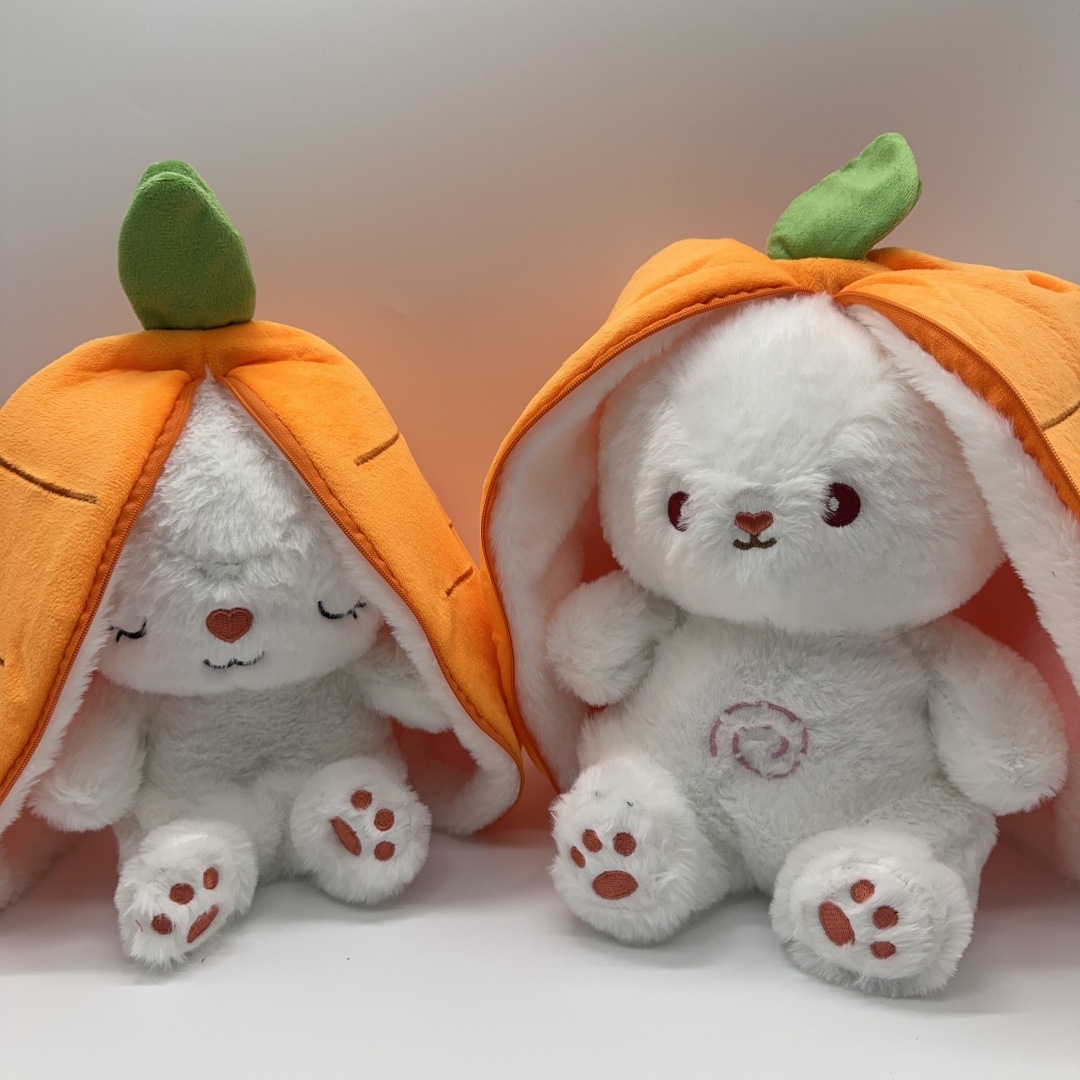 Wholesale of cross-border toys, including breathing radish rabbit plush toys, otter bear children's music dolls, and Kabipala details Picture