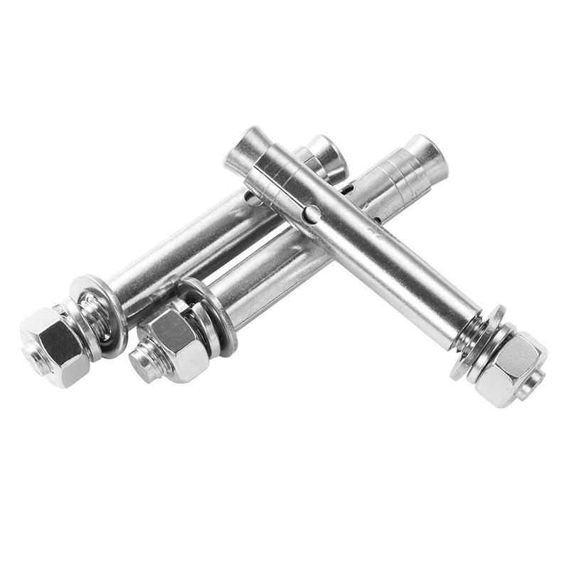 201不锈钢膨胀螺栓拉爆螺栓内置式拉爆门窗膨胀螺丝M6M8M10M12M16白底实物图