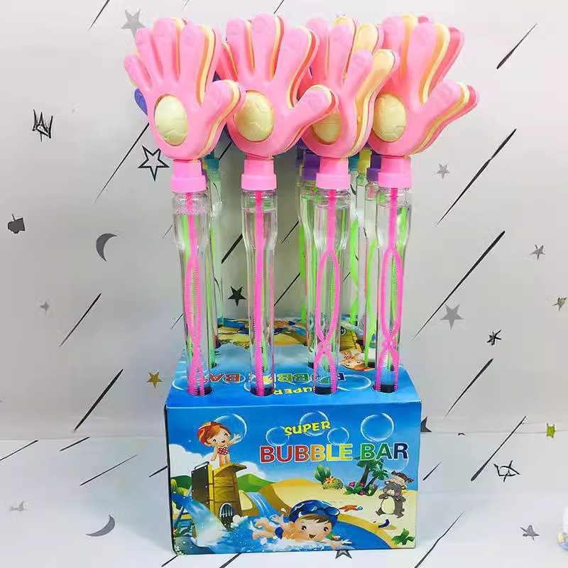 Sparkling Star Moon Clapping Bubble Stick, 46cm large size, a new popular bubble-blowing toy, colorful bubbles, a bestseller at night markets Application Scenario