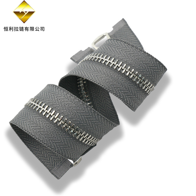 工厂现货速发高品质5号金属拉链多颜色开尾Y牙箱包服装皮夹克拉链细节图