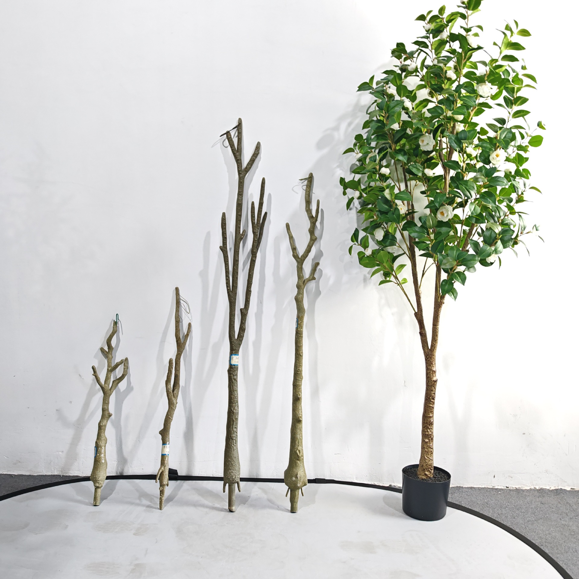 Artificial branches, dead branches, artificial flowers, plastic tree trunks for landscaping, artificial plants factory wholesale Specification image