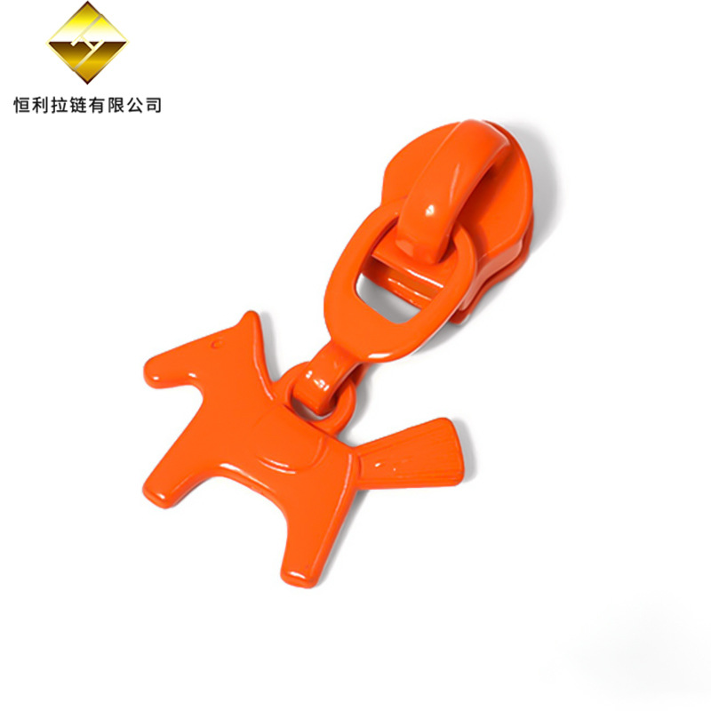 In stock: Little Horse No. 3 cute pet No. 5 pulp-pull clothing, colorful bags, baby clothes, nylon zipper pulls Specification image