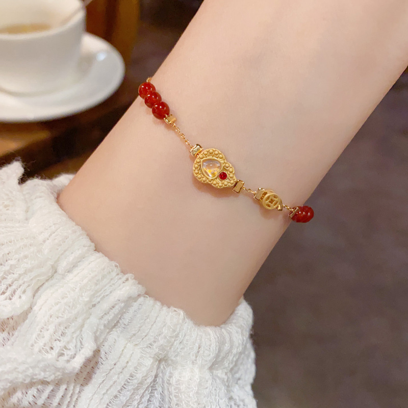 水晶手串/硅胶/啪啪圈手环/嘻哈/锆锆细节图