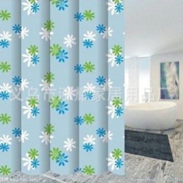 浴帘涤纶/浴室帘欧式/折叠浴帘/浴室帘peva/浴室帘女人简约白底实物图