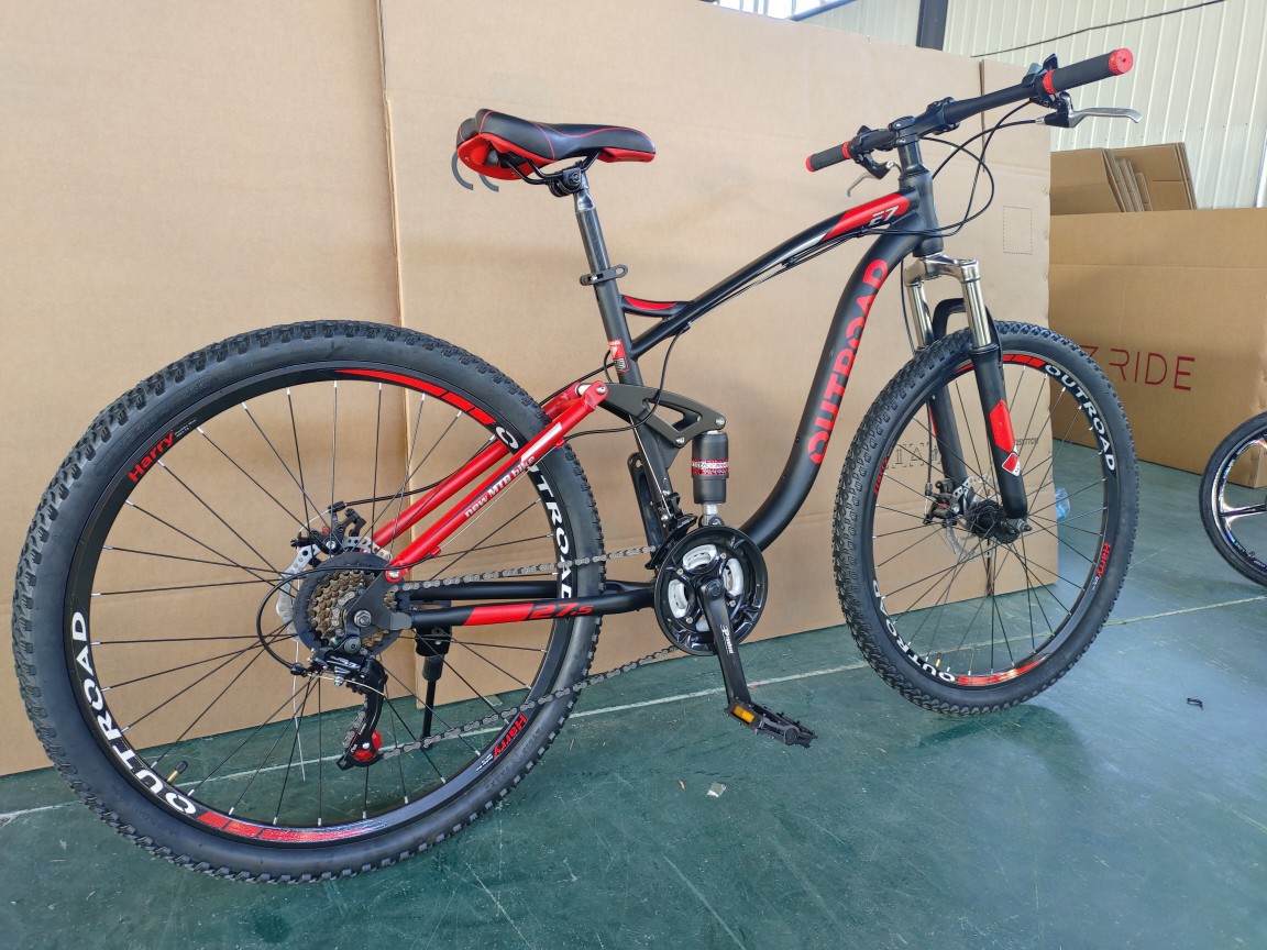 27.5-inch soft-tail mountain bike, bicycle, adult variable-speed sports, men's and women's racing details Picture