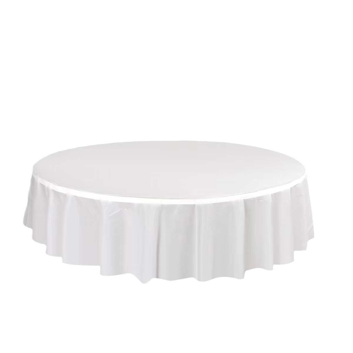 桌布/二等品桌布/透明桌垫/台布/圣诞图案桌布白底实物图