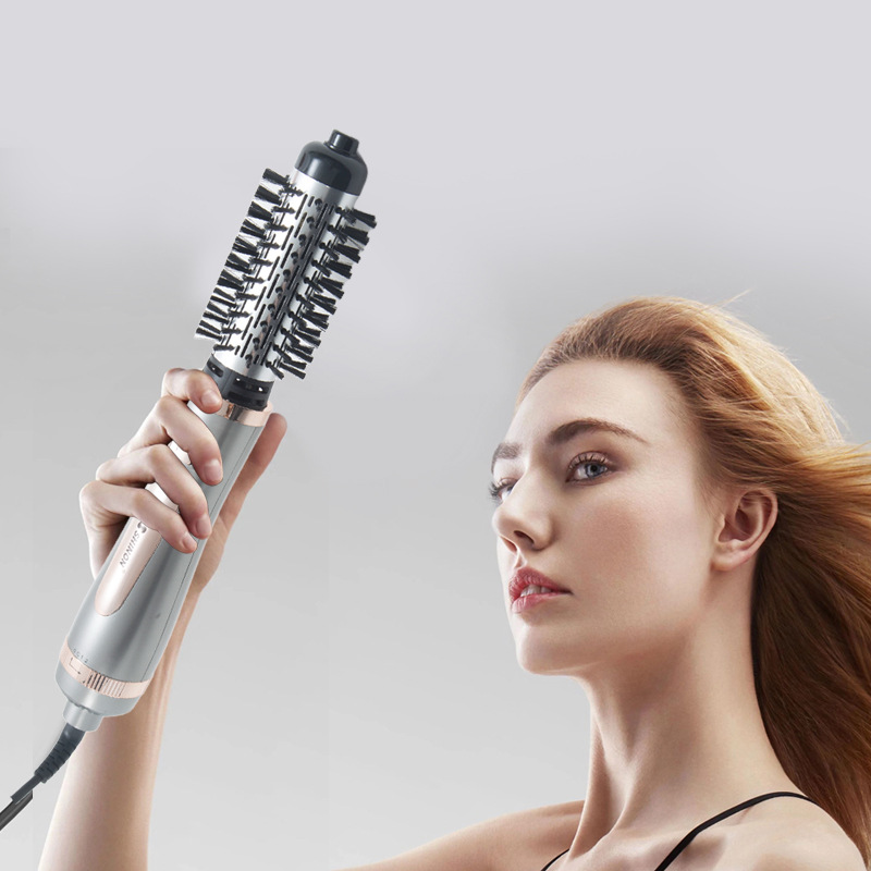 The manufacturer wholesals multi-functional curling and straightening dual-purpose hot air combs, two-in-one curling irons, and fully automatic air-blowing combs that are selling well across borders Specification image