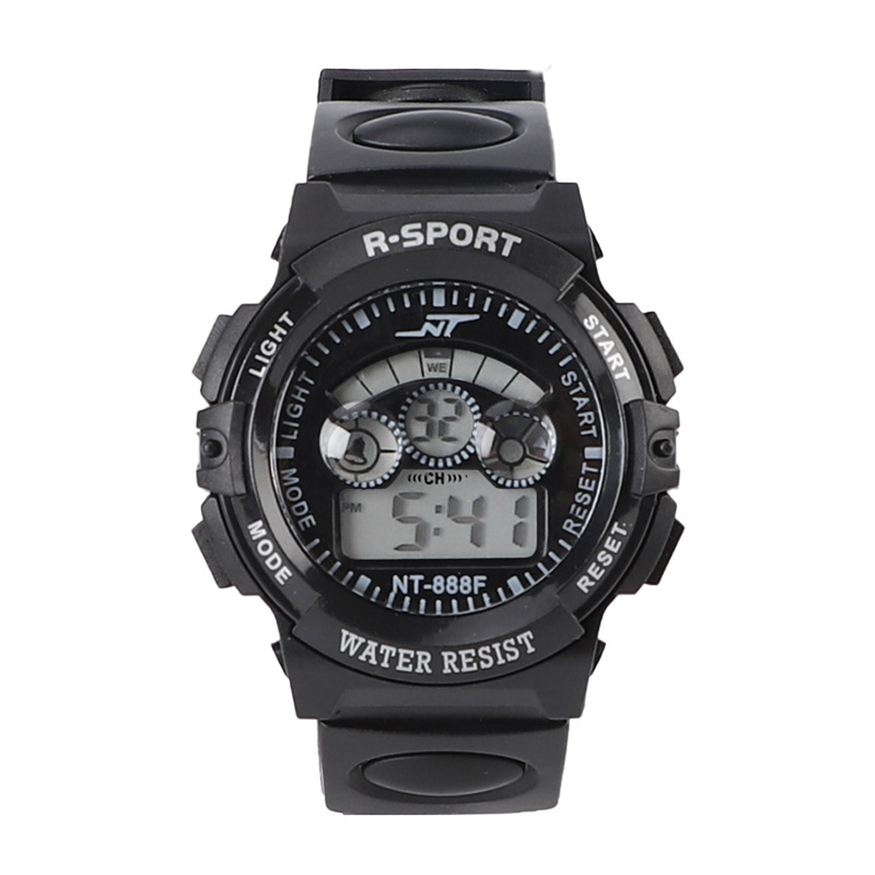 Wholesale of multi-functional seven-color luminous children's electronic watches, high appearance level sports and outdoor watches for students Specification image