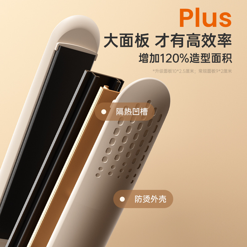 Cross-border bestseller, negative ion hair straightening and curling dual-purpose, dormitory straightening board, home curling hair salon M141 Specification image