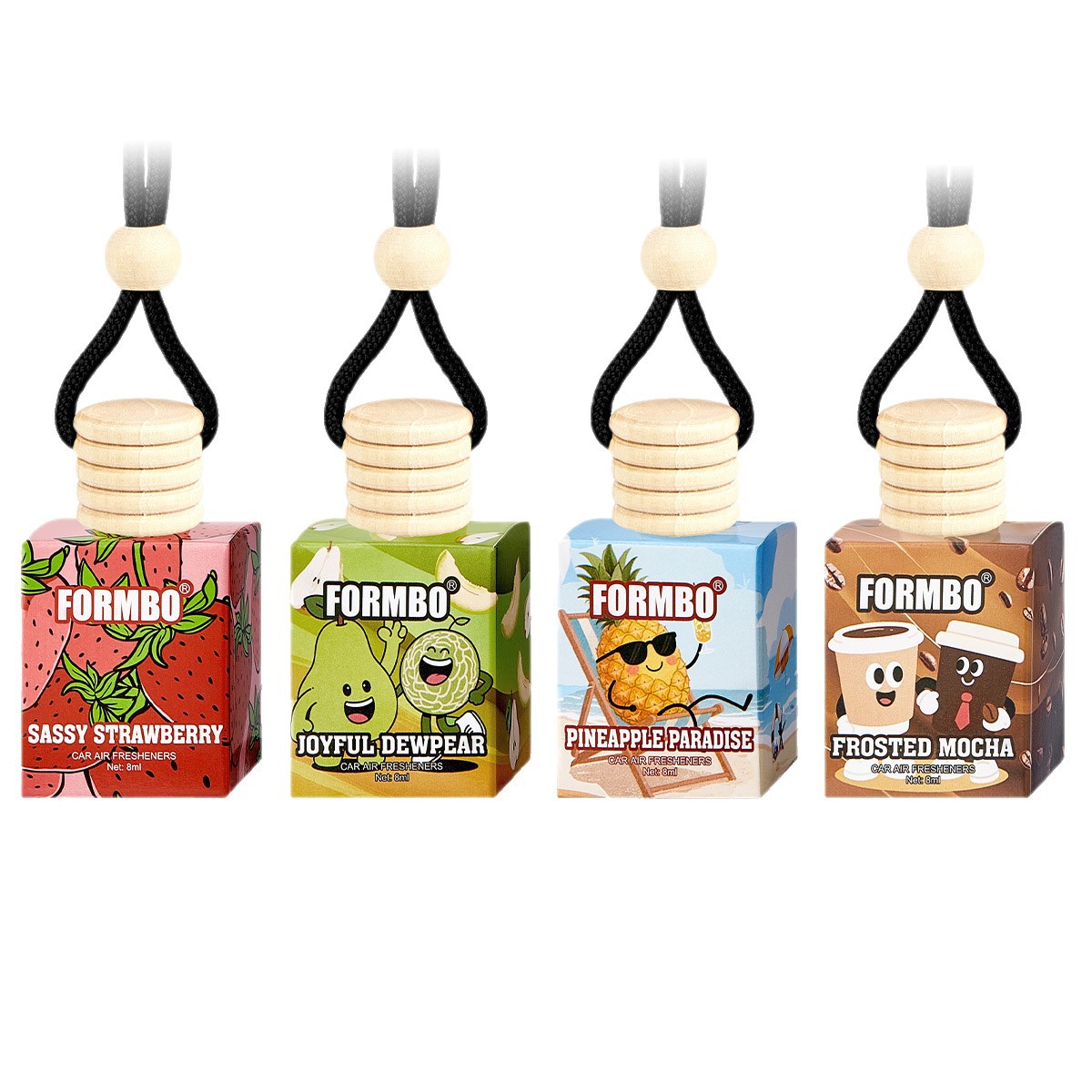 【 Cross-border Exclusive 】FORMBO Car Aroma Diffuser, Car Odor Removal and Air Freshening, Car Hanging Decoration, Car Aroma Diffuser Item Picture