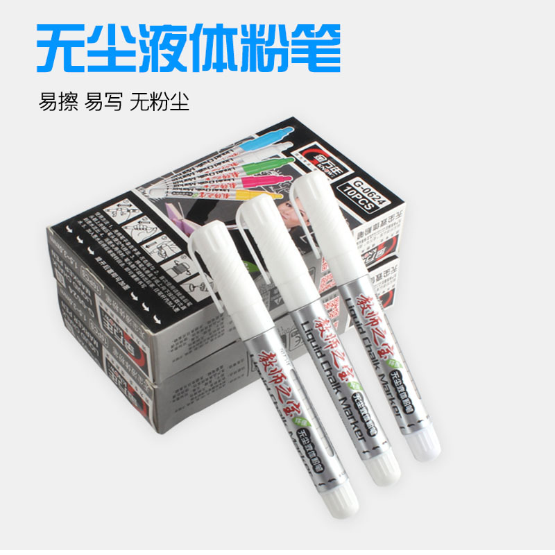 Bolígrafo blanco borrable liquid tiza color POP publicidad pluma vidrio limpiable a base de agua sin polvo liquid pizarra rotulador de color de escritura en la ventana tienda de lápices de pintura de color super pizarra de vidrio lápices decorativos pintados a mano Application Scenario