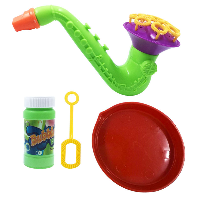 Wholesale of new multi-head Musical Instruments, bubble guns, horns, bubble water, saxophones, trumpets, bubble sticks, and children's toys Item Picture