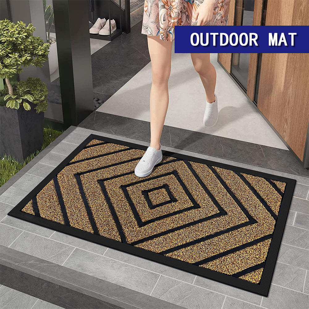 Cross-border modern and simple anti-slip doormat, floor mat, household outdoor door mat, water-absorbing door and entrance door floor mat