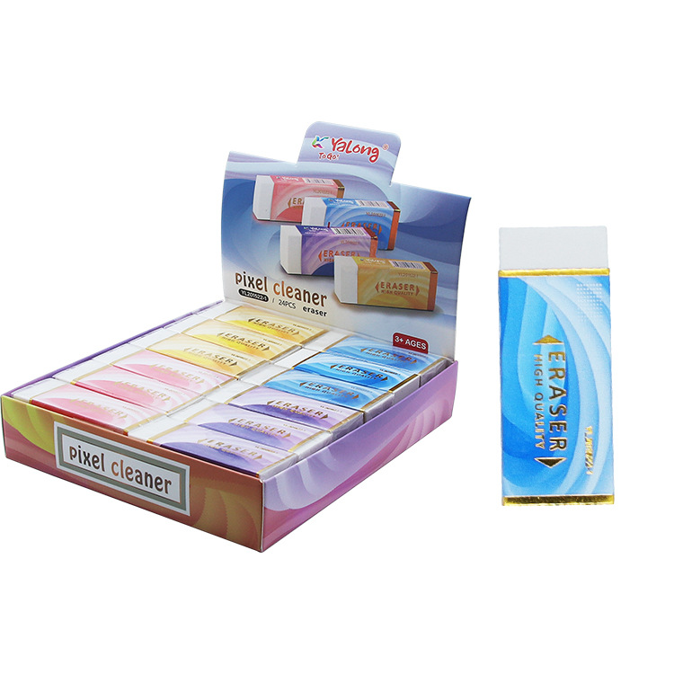 Yalong Cross-border is a hot-selling manufacturer of TPR materials, rubber office soft erasers and white school supplies