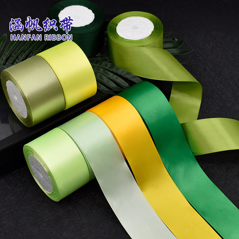 Cross-border exclusive in-stock 5cm wide ribbon diy handmade rose ribbon baked flower decorative ribbon details Picture