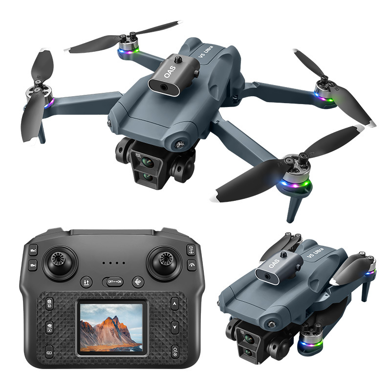Cross-border best-selling remote control with LCD display high-definition aerial photography drone quadcopter remote control aircraft Item Picture