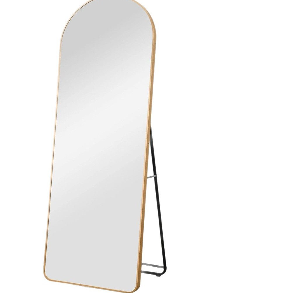 全身镜落地镜家用女生网红ins风穿衣镜挂墙试衣镜卧室立体大镜子白底实物图