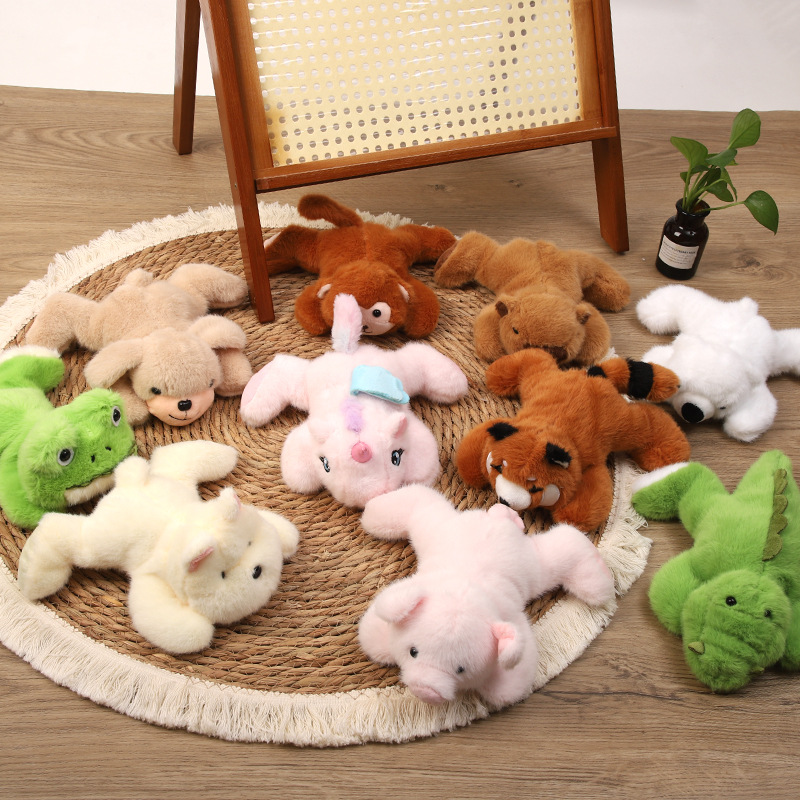 Wholesale of cute cartoon palm-sized plush toys, bear frog dolls, wedding throwing dolls