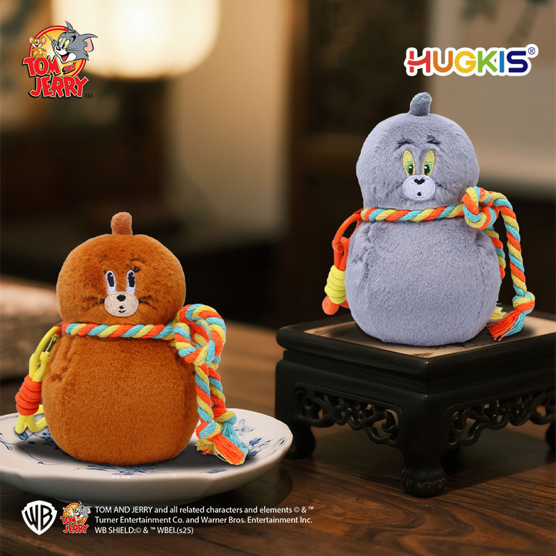 正版猫和老鼠毛绒玩具公仔挂件福禄寓意可爱葫芦礼物玩偶包包挂饰