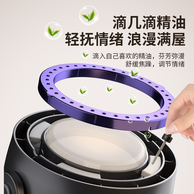 Cross-border Amazon TEMU Xiyin from Europe, America, Japan and South Korea, bladeless shaking head with remote control, timed lighting, desktop fan, silent details Picture