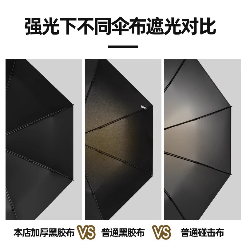六折胶囊太阳伞迷你小巧便携防晒防紫外线雨伞折叠伞高级感遮阳女细节图
