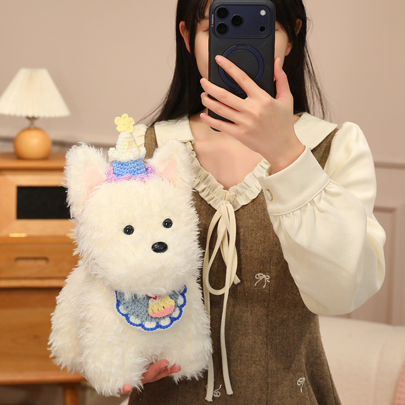 A cross-border bestseller, the messy and fluffy puppy plush toy, a soothing doll, and a birthday gift Application Scenario