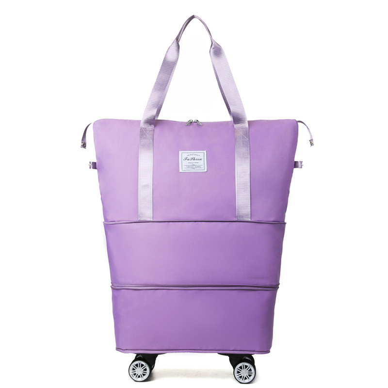 Oxford cloth large-capacity wheeled travel bag, swivel wheel luggage storage bag, expectant mother's delivery bag Application Scenario
