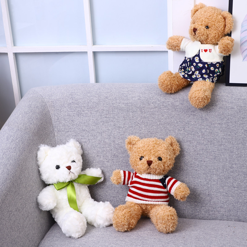 Factory direct supply of sweaters, toy bears, cute cartoon teddy bear figurines, logo event gifts, wholesale of dressing bears Application Scenario