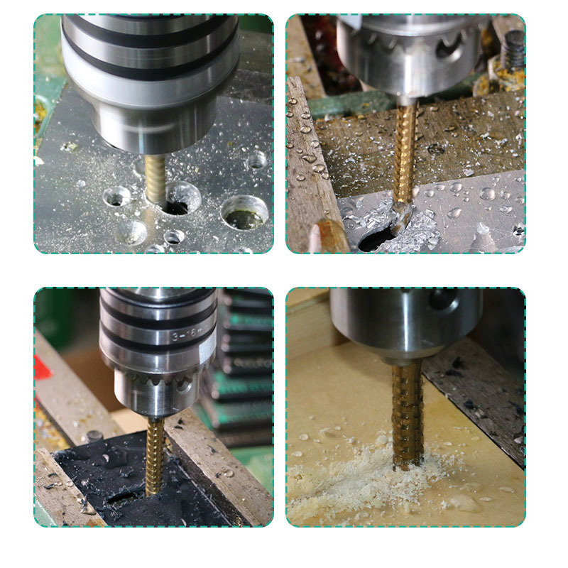 Factory direct sales of woodworking sawtooth twist drills, hand drills, drilling tools, grooving sawtooth drill bit sets, woodworking drill bits Specification drawing