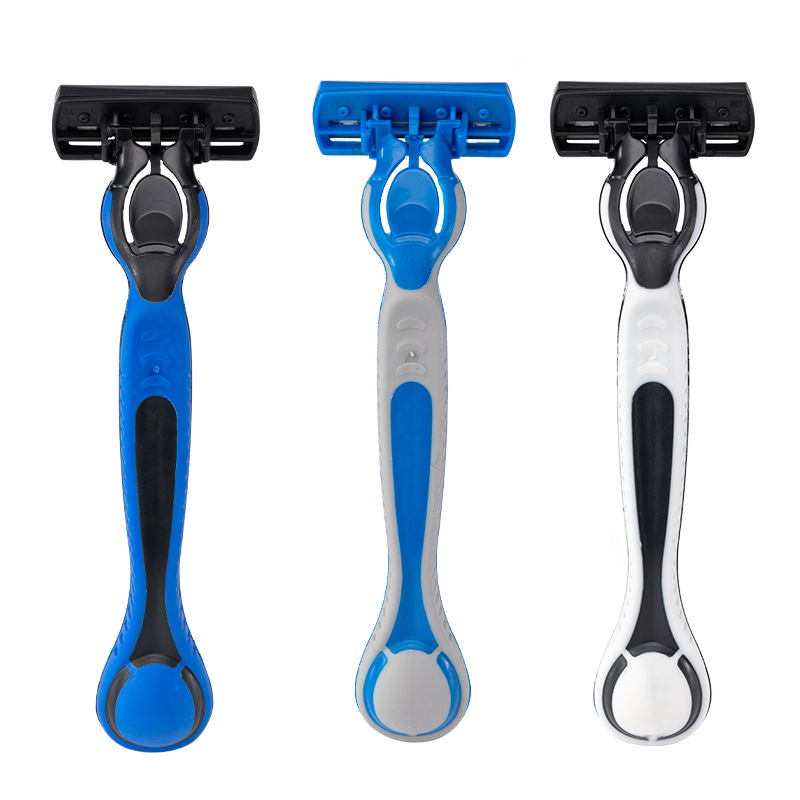 Cross-border new manual shaving knife Pearl Max Six-blade shaving head Men manual shaving knife Item Picture