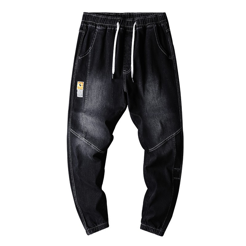 Non-magnetic and non-iron jeans, men's dirt-resistant and wear-resistant large-sized Halon casual pants, work pants, spring and autumn style long pants Item Picture