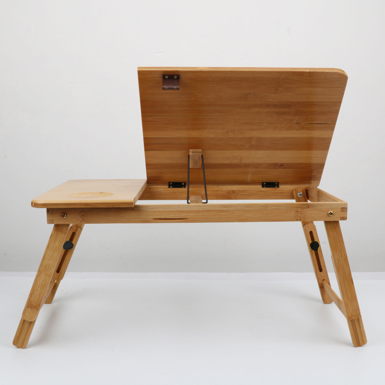 samexi bamboo folding bed desk, lazy computer desk, tablet, student dormitory study bed small table Specification image