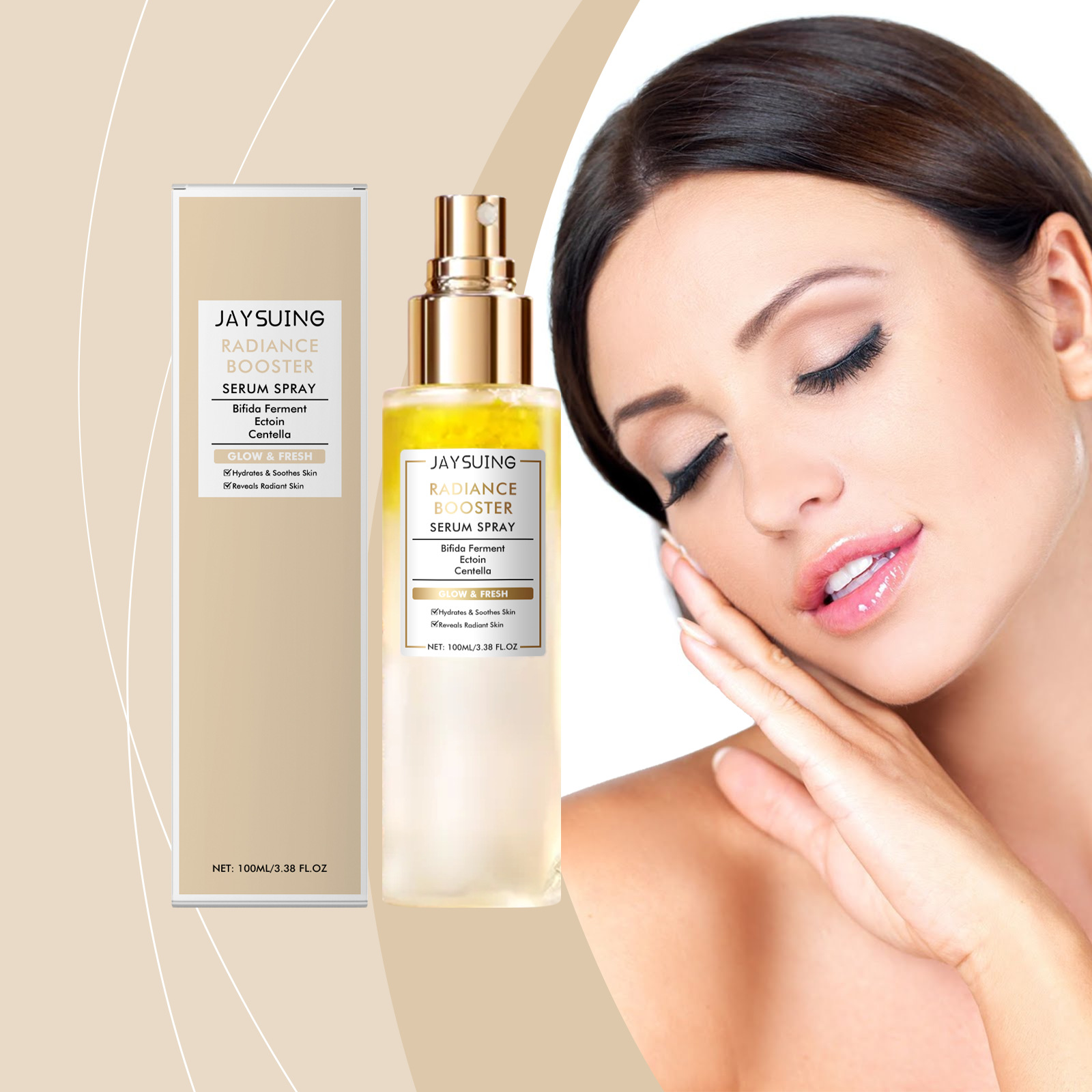 JAYSUING透亮锁水柔润喷雾锁水柔润不适呵护肌肤日常锁水喷雾