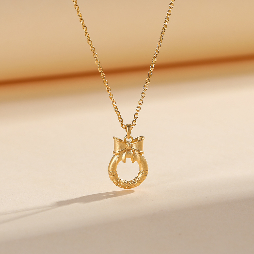 碟报平安祥云乾坤金箍圈在逃公主平安扣颈链S925银项链