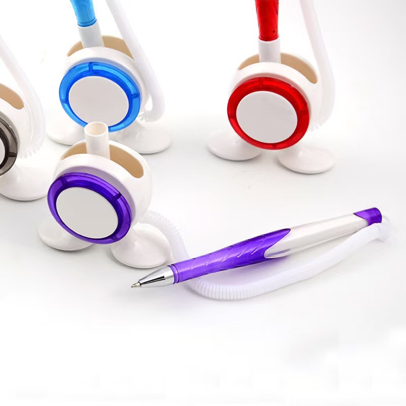 Personalized and creative advertising desk pen gel pen can be printed and pasted on the desktop counter. The manufacturer of printed signature pens Item Picture