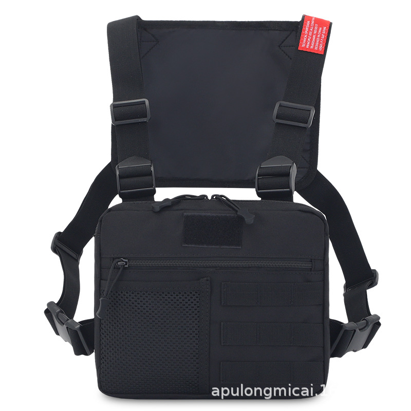 Tactical vest with built-in breathable insert plate, outdoor backpack with ribbon, tactical backpack 18L Specification image