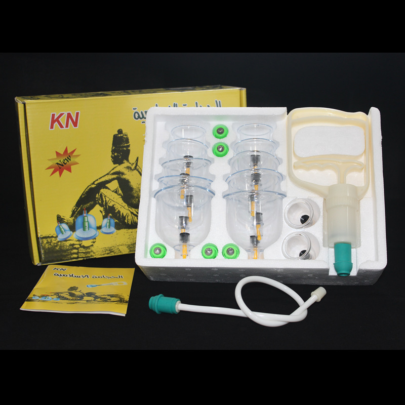 Factory direct sales of 12pcs vacuum cupping cups for export, Awen 12-cup household cupping cups, suction cupping cups wholesale Specification image