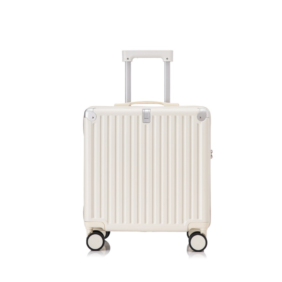 18-inch small suitcase, multi-functional carry-on suitcase, male and female student trolley case, 20-inch lightweight travel suitcase, password case Item Picture
