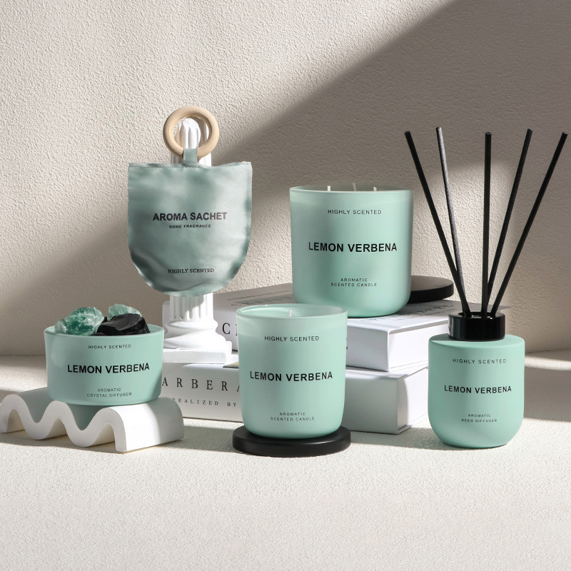 无火香薰精油扩香室内香氛藤条晶石扩香石香薰蜡烛香包加工定制