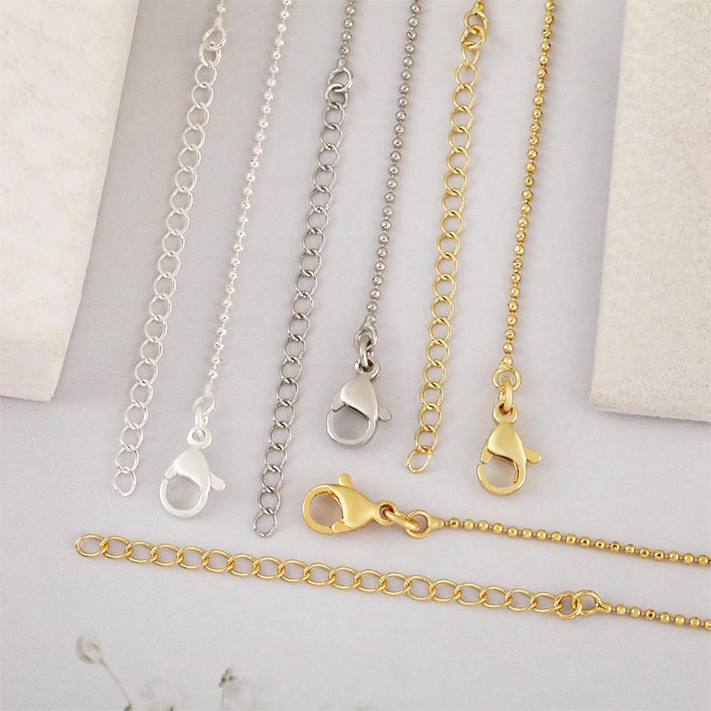 18K gold-plated non-fading sequined chain, extended chain, tail chain, DIY handcrafted accessory, high-end collarbone chain Application Scenario