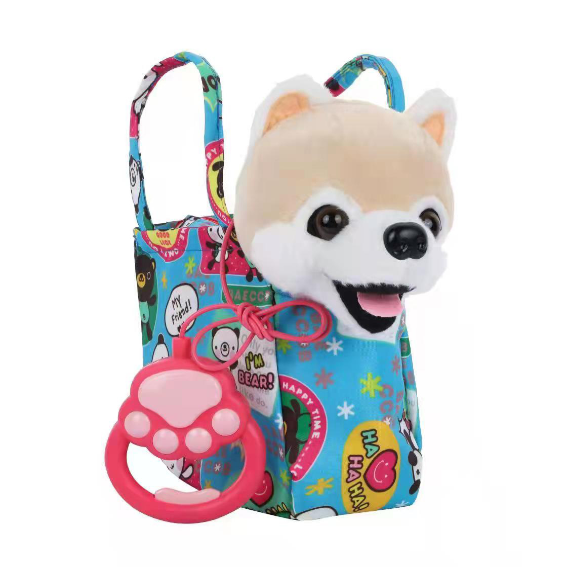 智能机器猫/半飞小鸟/电动发光/伴飞/狗毛绒细节图