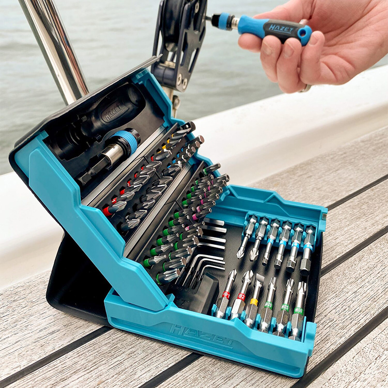 HAZET German imported ratchet wrench socket set, bicycle, motorcycle, auto repair and household tool set details Picture