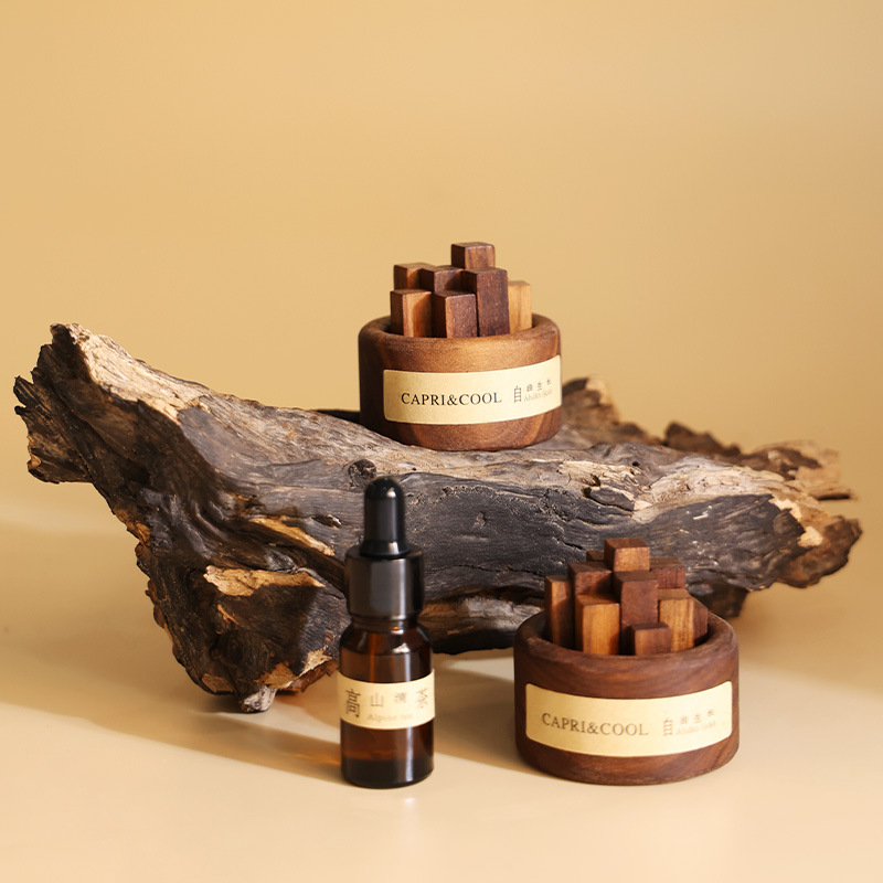 自由生长扩香木无火香薰精油家用室内拓香器卧室车载摆件一件代发